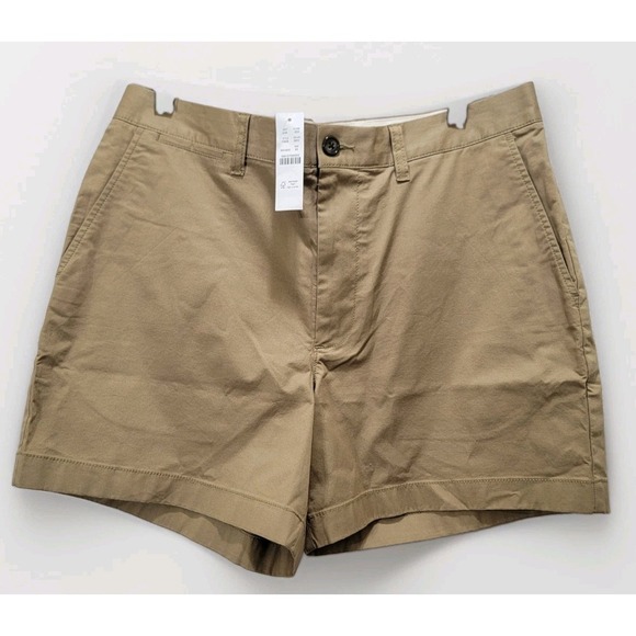 J.CREW Other - Vtg J. Crew Oarsman Mens Portsider Shorts 33 5" Inseam Khaki Tan Stretch Chino